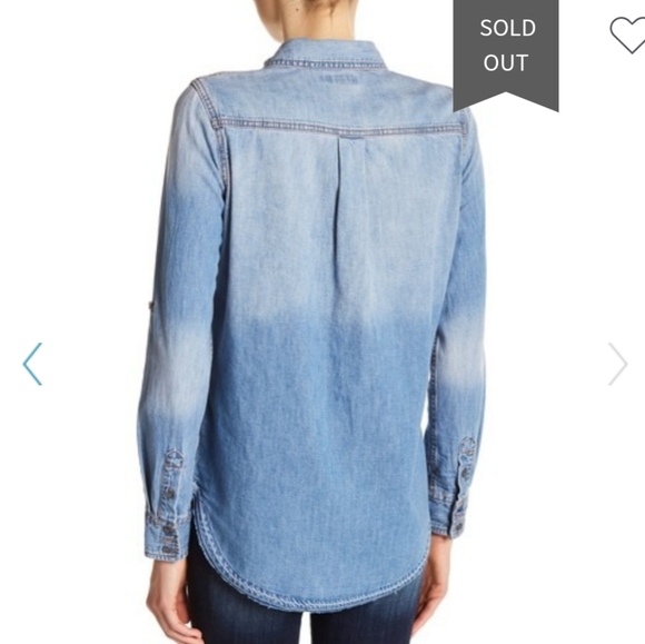 True Religion Denim Boyfriend Shirt - Picture 2 of 2